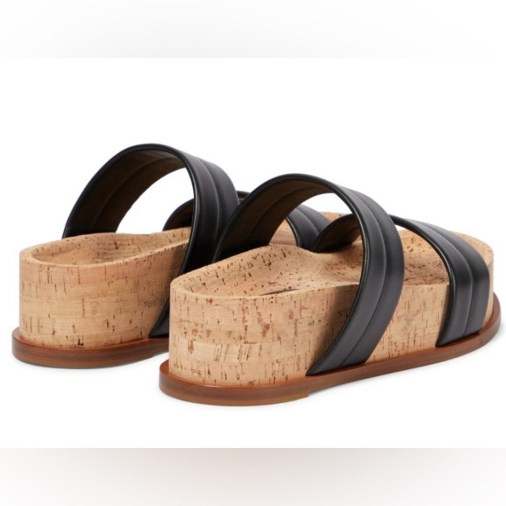 Gabriela Hearst - Striker leather platform sandals - Picture 4 of 9